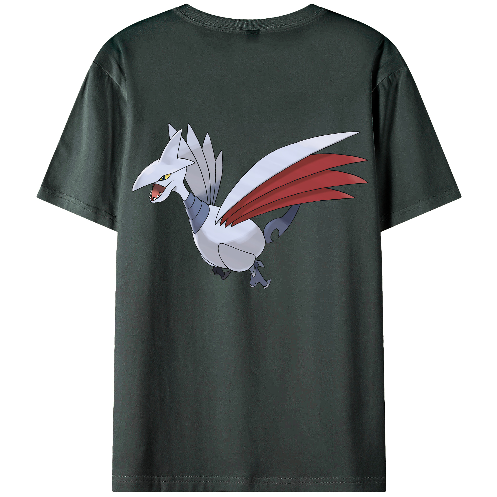 （画像用） ポケットモンスター Pokémon 綿100％ メンズ半袖Tシャツ（バックプリント） 通気性